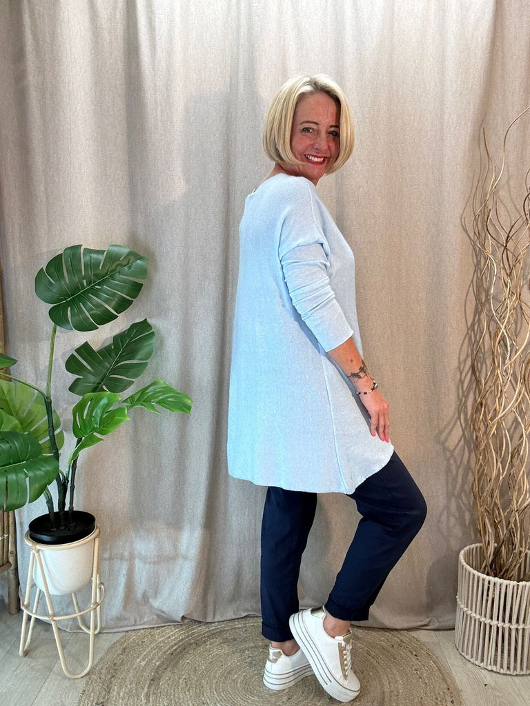 Super Soft Hanky Knit Jumper Top Be You Lifestyle Boutique