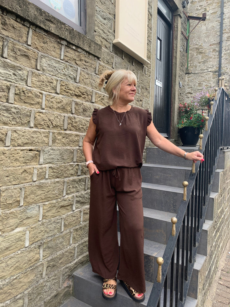 Sweet & Simple Frill Sleeved Top Be You Lifestyle Boutique