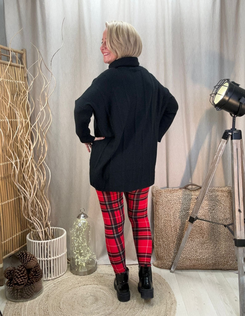 Tartan Checked Super Smooth Leggings Be You Lifestyle Boutique