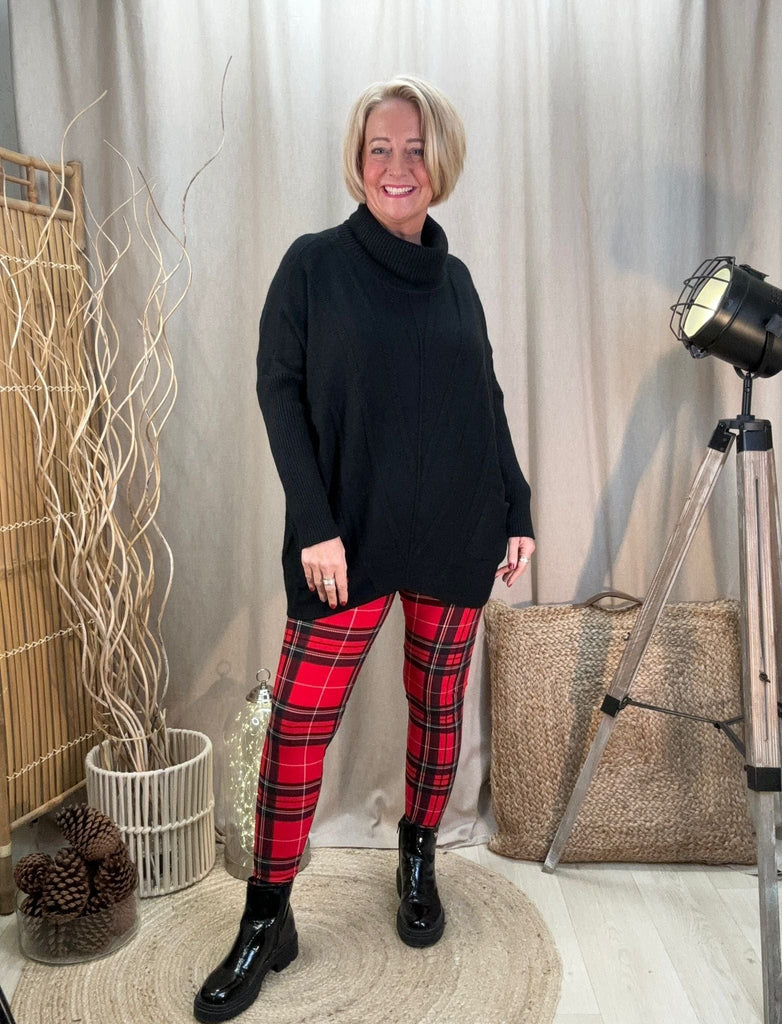 Tartan Checked Super Smooth Leggings Be You Lifestyle Boutique