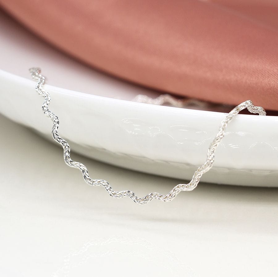 Textured Wave Necklace By POM Gift 04195 POM