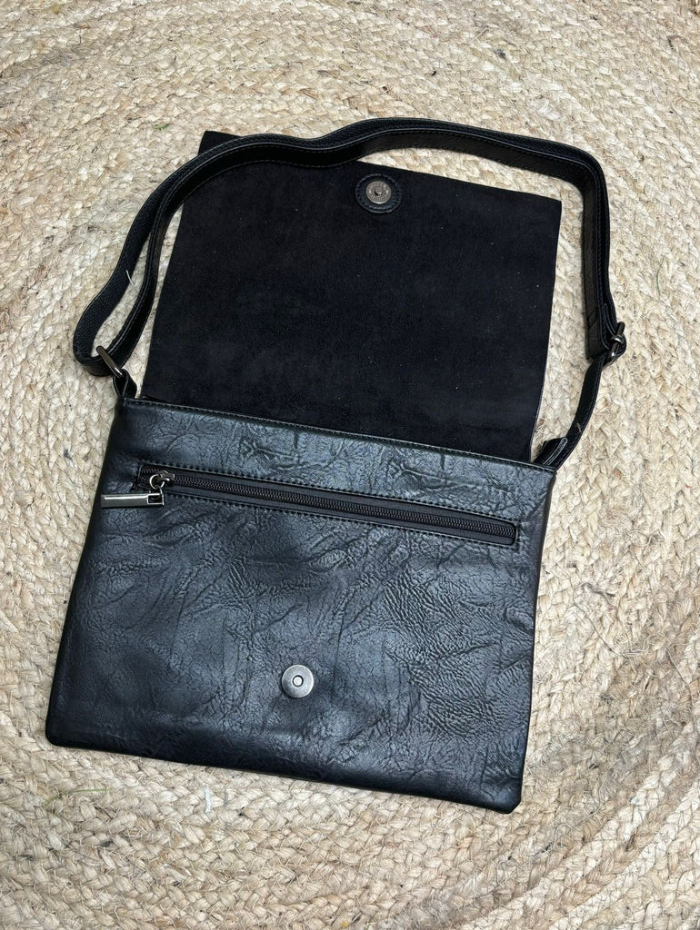 The Airport Faux Leather Minimalist Shoulder Bag Be You Lifestyle Boutique