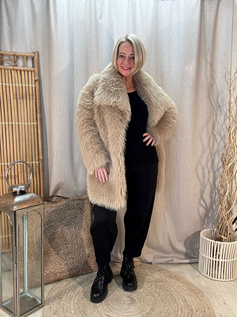 The Shaggy Faux Fur Coat Jacket Be You Lifestyle Boutique