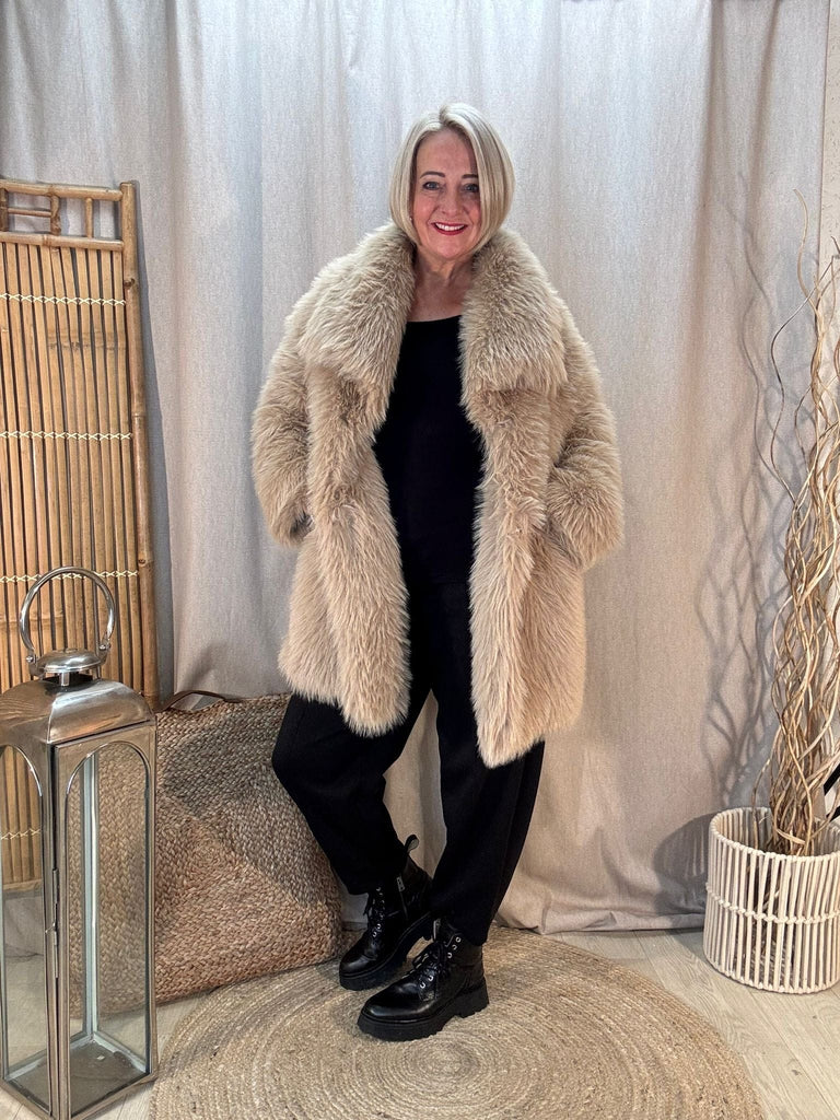 The Shaggy Faux Fur Coat Jacket Be You Lifestyle Boutique