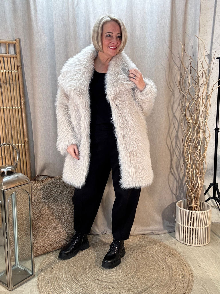 The Shaggy Faux Fur Coat Jacket Be You Lifestyle Boutique