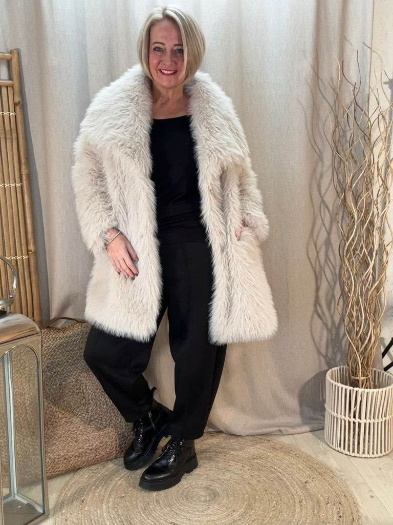 The Shaggy Faux Fur Coat Jacket Be You Lifestyle Boutique