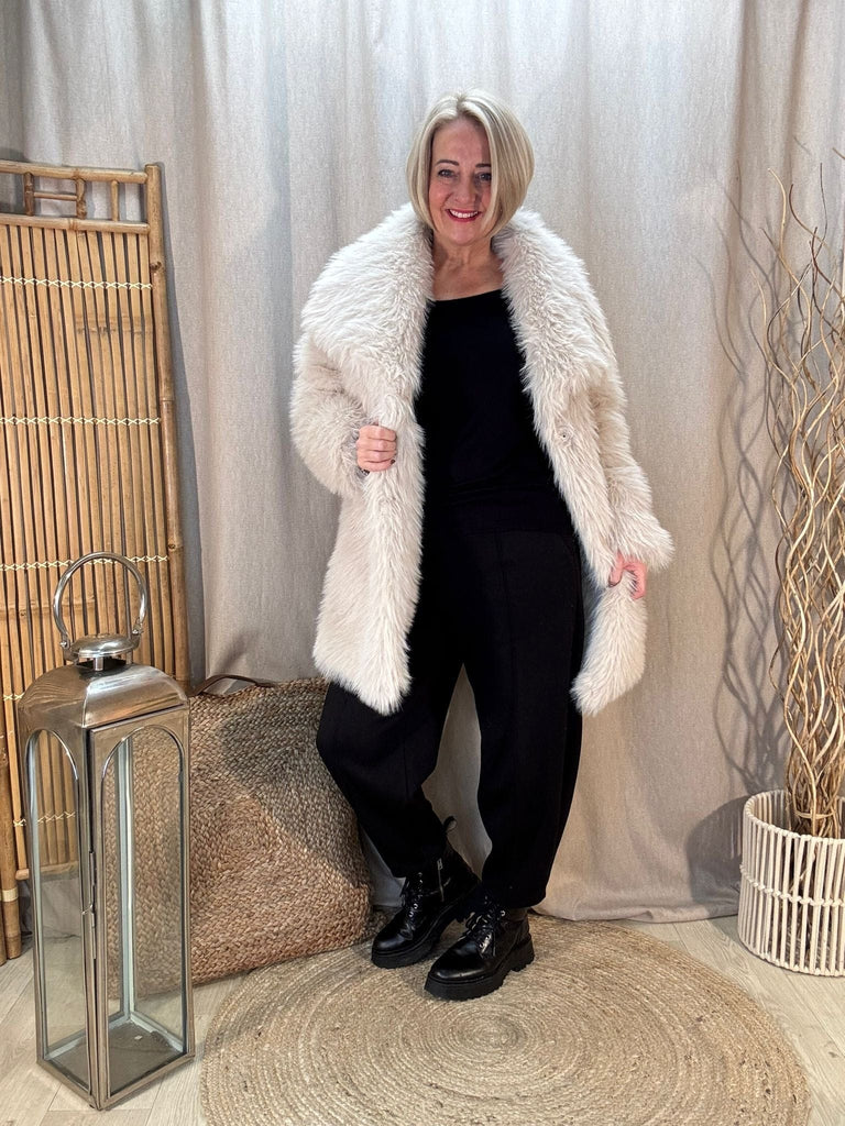 The Shaggy Faux Fur Coat Jacket Be You Lifestyle Boutique