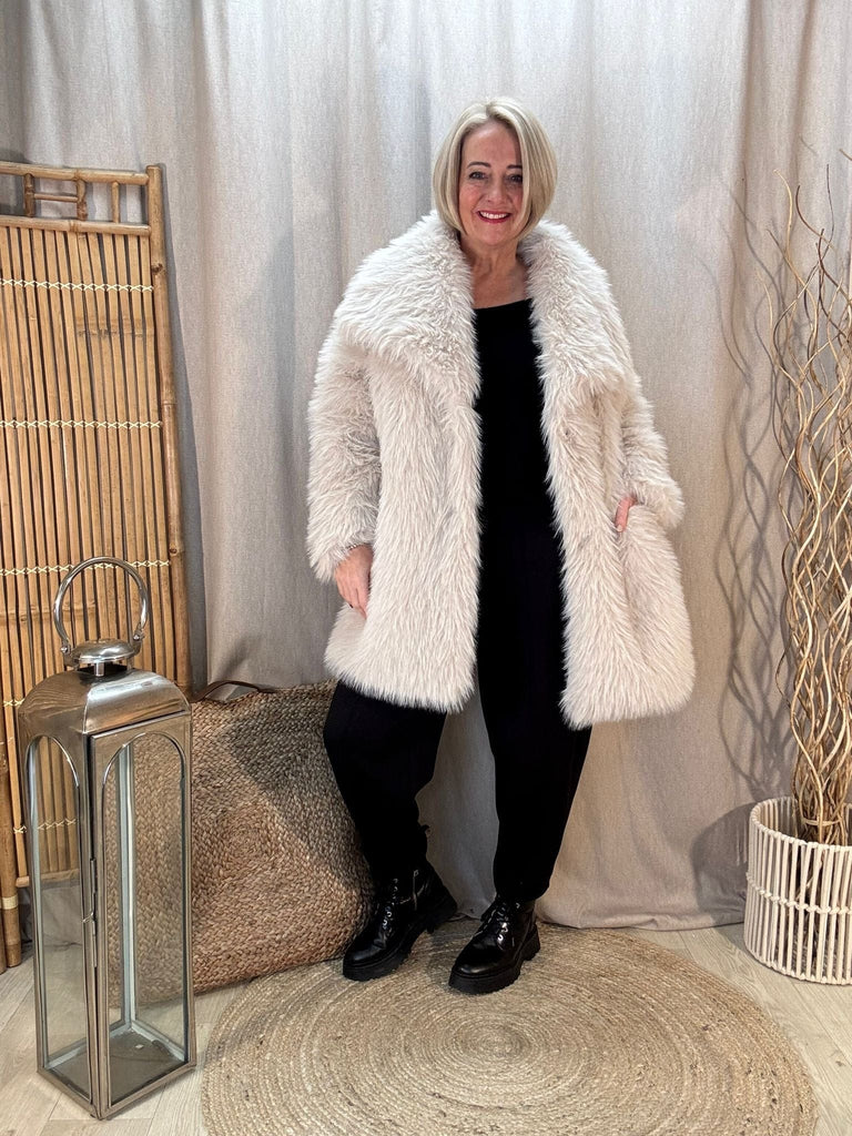 The Shaggy Faux Fur Coat Jacket Be You Lifestyle Boutique