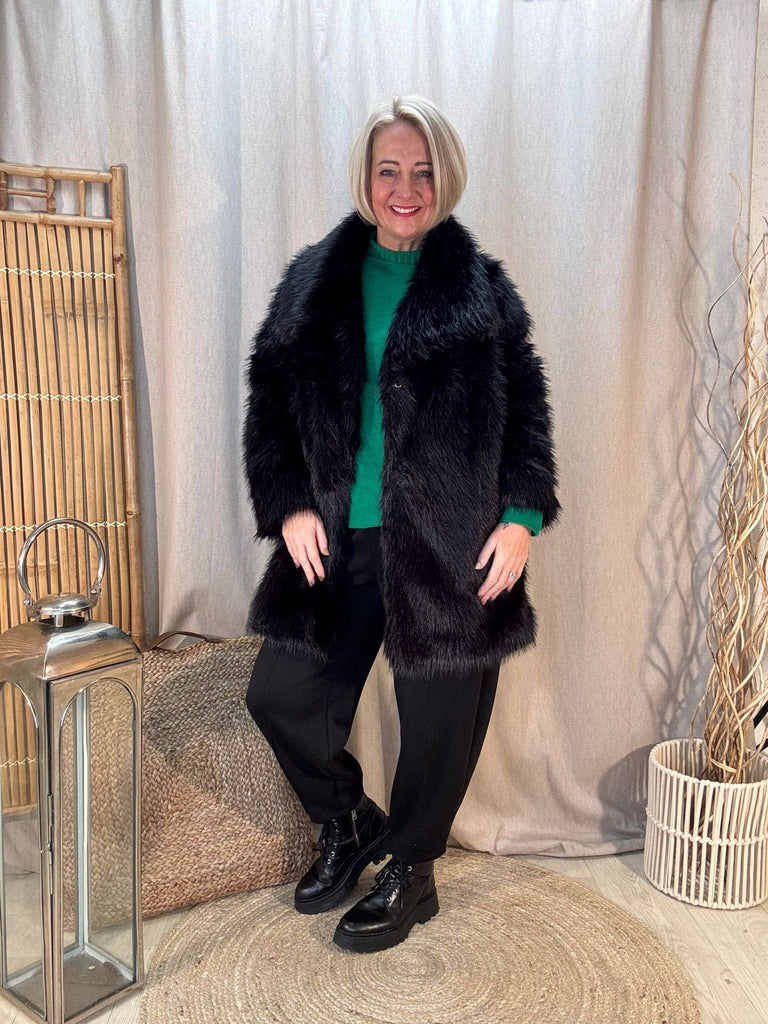 The Shaggy Faux Fur Coat Jacket Be You Lifestyle Boutique