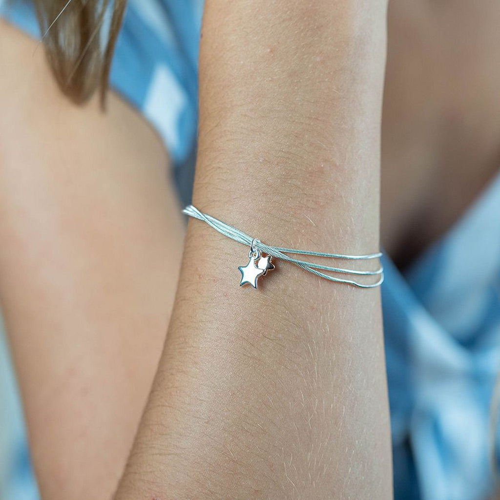 Triple Chain Star Bracelet By POM Gift 01881 Be You Lifestyle Boutique