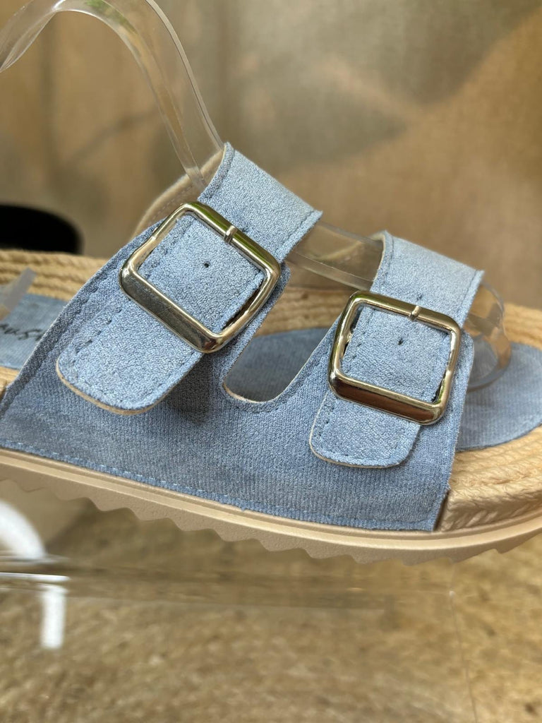 Twin Strap Buckle Slide Sandal Be You Lifestyle Boutique