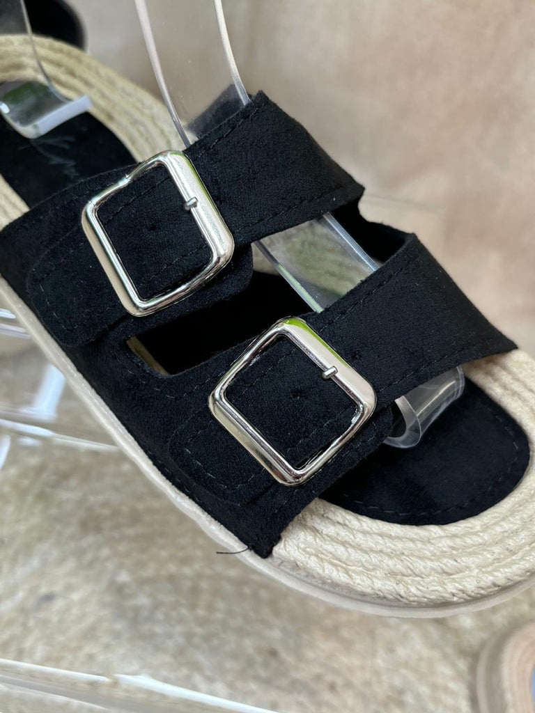 Twin Strap Buckle Slide Sandal Be You Lifestyle Boutique