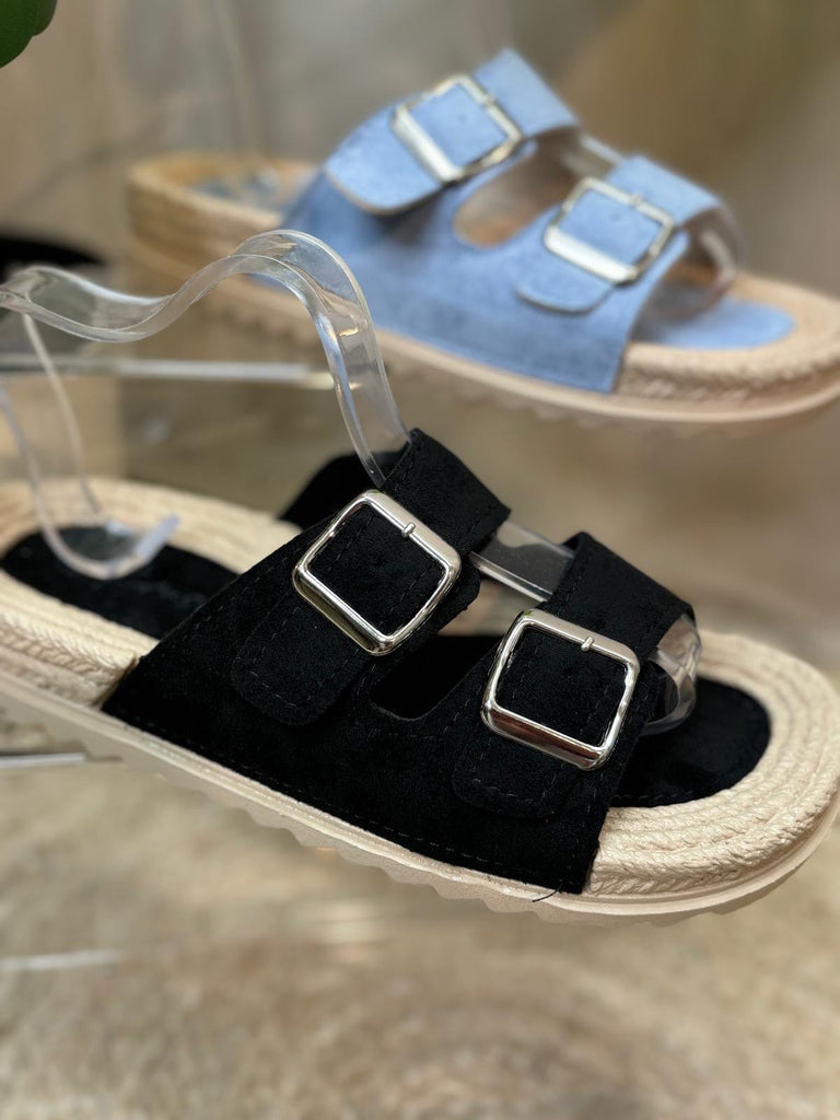 Twin Strap Buckle Slide Sandal Be You Lifestyle Boutique
