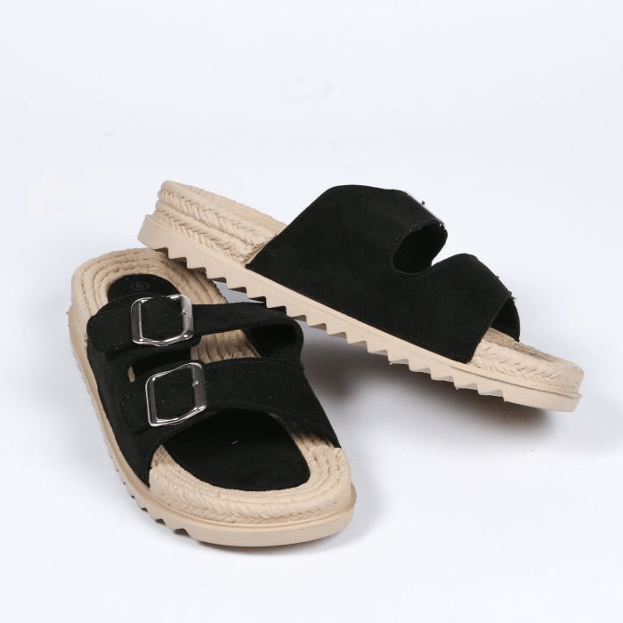 Twin Strap Buckle Slide Sandal Be You Lifestyle Boutique