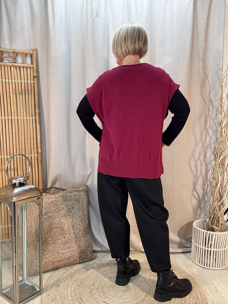 V Neck Button Side Knitted Tank Top Be You Lifestyle Boutique