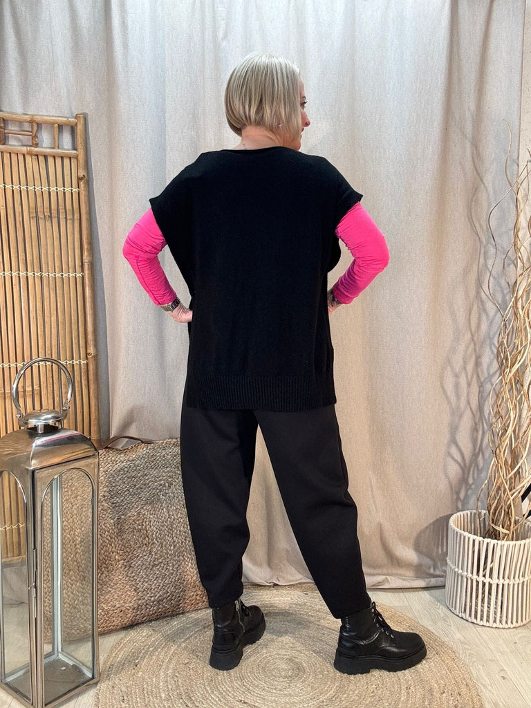 V Neck Button Side Knitted Tank Top Be You Lifestyle Boutique