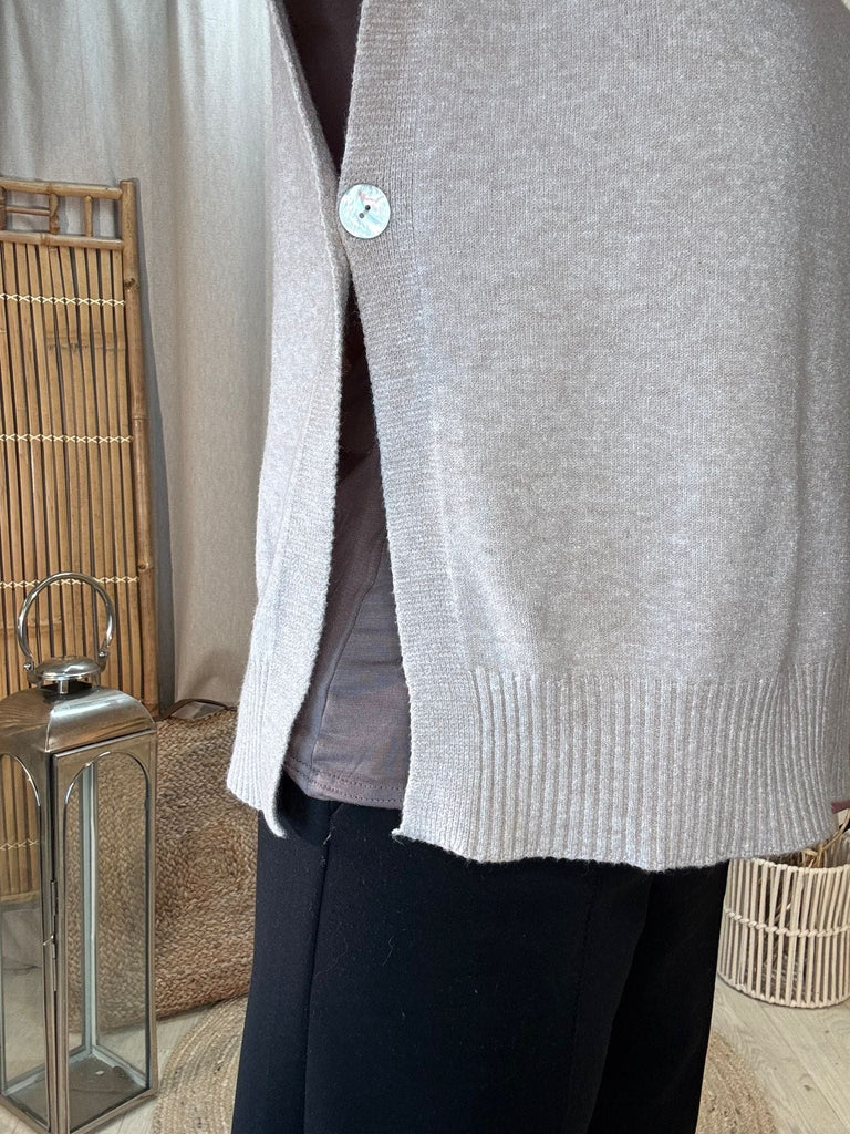 V Neck Button Side Knitted Tank Top Be You Lifestyle Boutique