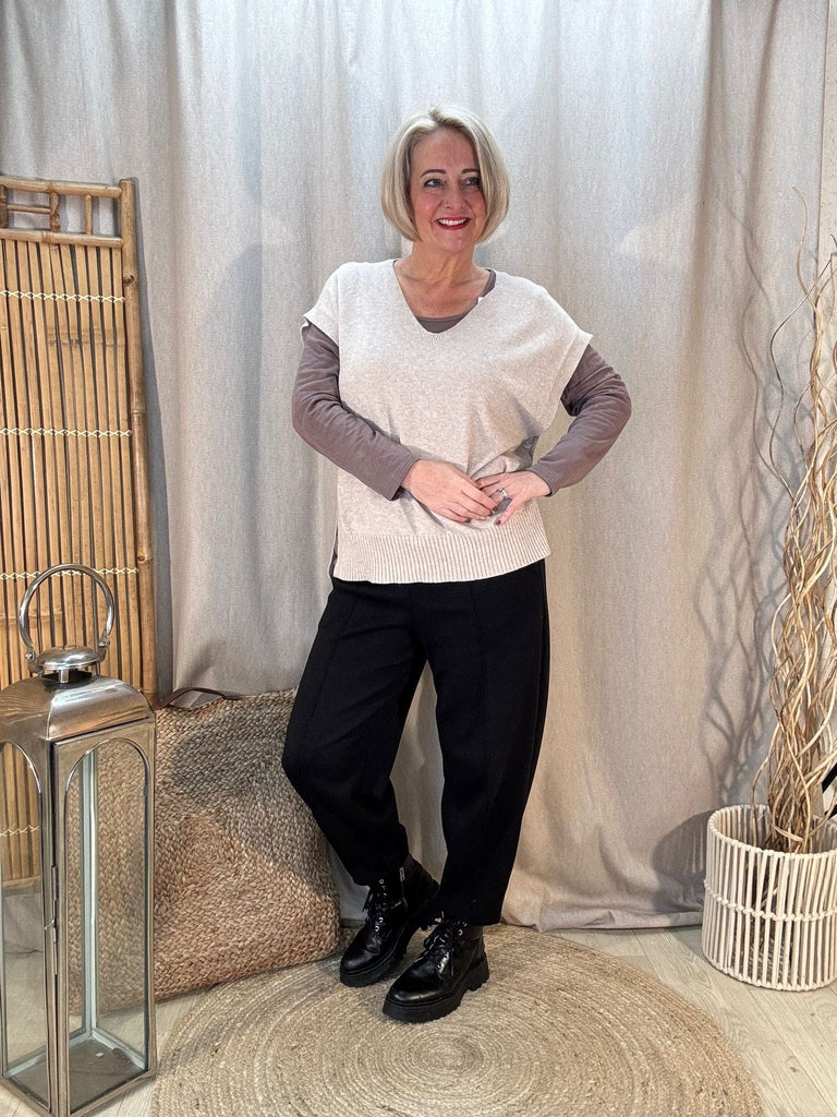 V Neck Button Side Knitted Tank Top Be You Lifestyle Boutique