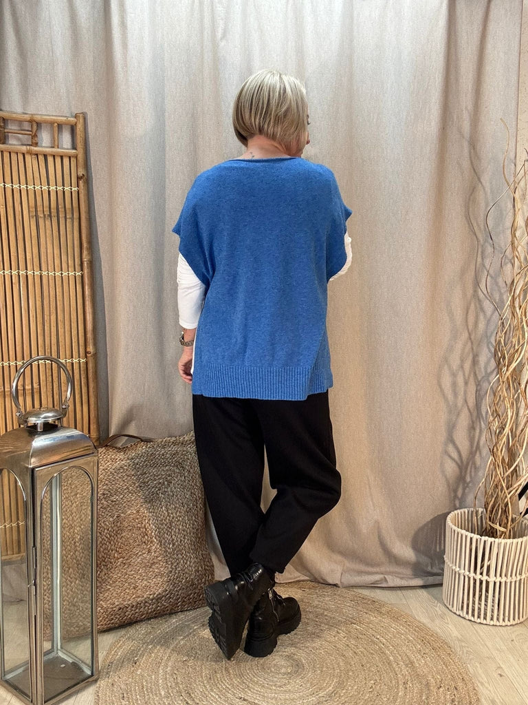 V Neck Button Side Knitted Tank Top Be You Lifestyle Boutique