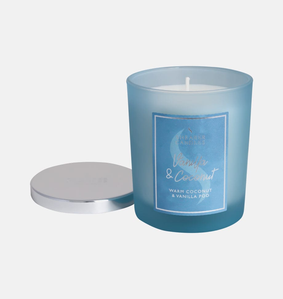 Vanilla & Coconut Shearers Glass Candle Jar Gift 𝗥𝗥𝗣 £𝟭𝟱 Be You Lifestyle Boutique