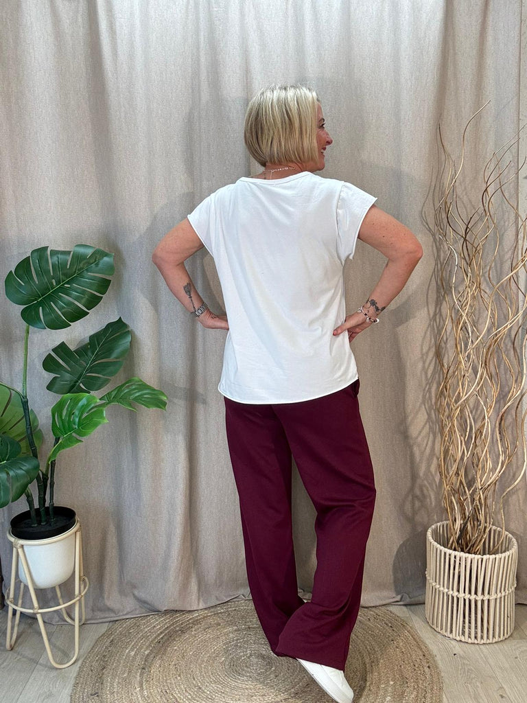 Wide Leg Seam Front Joggers - Luxe Comfort Be You Lifestyle Boutique