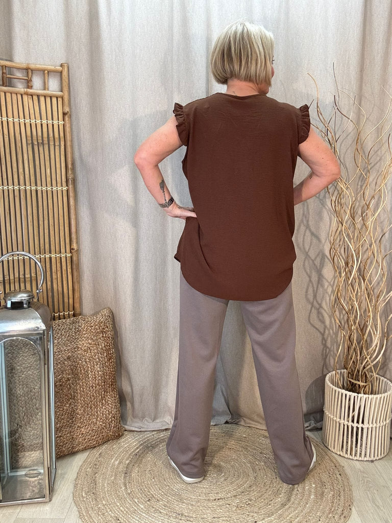 Wide Leg Seam Front Joggers - Luxe Comfort Be You Lifestyle Boutique