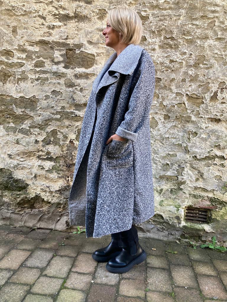 Boucle Blanket Coat