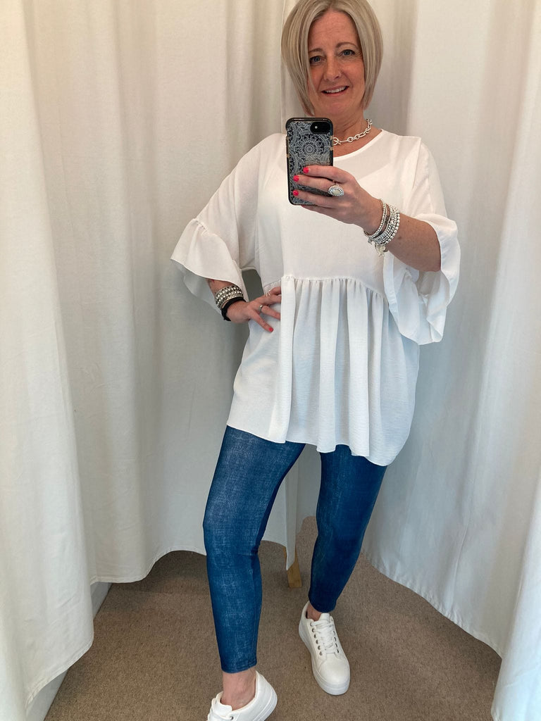 Light Denim Super Smooth Leggings Be You Lifestyle Boutique